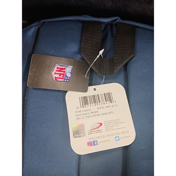 The Northwest Company LLC Los Angeles Rams Backpack NWT - Picture 5 of 6